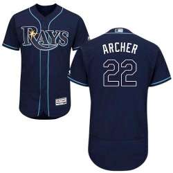 Tampa Bay Rays #22 Chris Archer Navy Flexbase Stitched Jersey DingZhi
