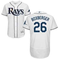 Tampa Bay Rays #26 Brad Boxberger White Flexbase Stitched Jersey DingZhi