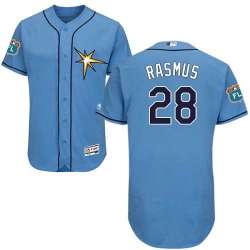 Tampa Bay Rays #28 Colby Rasmus Light Blue Flexbase Stitched Jersey DingZhi