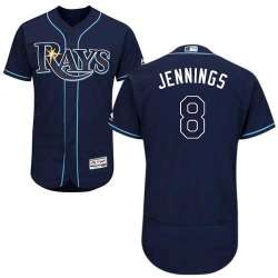 Tampa Bay Rays #8 Desmond Jennings Navy Flexbase Stitched Jersey DingZhi