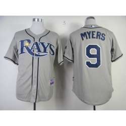 Tampa Bay Rays #9 Wil Myers Gray Jerseys