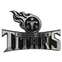 Tennessee Titans Auto Emblem - Silver