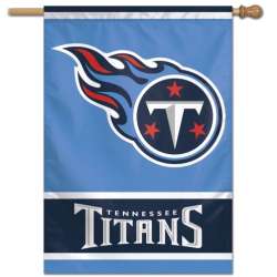 Tennessee Titans Banner 28x40 Vertical - Special Order