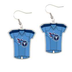 Tennessee Titans Earrings Jersey Style - Special Order