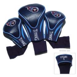 Tennessee Titans Golf Club 3 Piece Contour Headcover Set - Special Order
