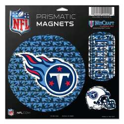 Tennessee Titans Magnets 11x11 Prismatic Sheet