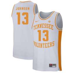 Tennessee Volunteers 13 Jalen Johnson White College Basketball Jersey Dzhi