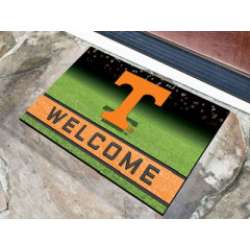 Tennessee Volunteers Door Mat 18x30 Welcome Crumb Rubber