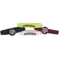 Texas A&M Aggies Bracelets - 4 Pack Silicone