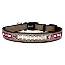 Texas A&M Aggies Pet Collar Reflective Football Size Large CO