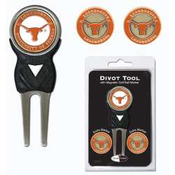 Texas Longhorns Golf Divot Tool with 3 Markers