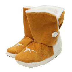 Texas Longhorns Slippers - Womens Boot (12 pc case) CO