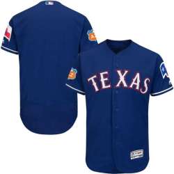 Texas Rangers Blank Blue 2017 Spring Training Flexbase Collection Stitched Jersey