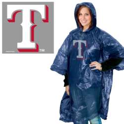 Texas Rangers Rain Poncho Special Order
