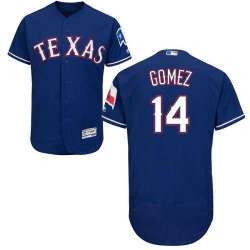 Texas Rangers #14 Carlos Gomez Blue Flexbase Stitched Jersey DingZhi