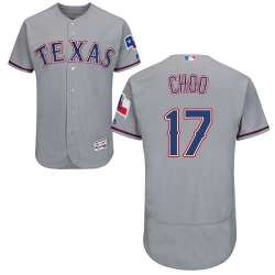 Texas Rangers #17 Shin Soo Choo Gray Flexbase Stitched Jersey DingZhi