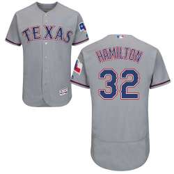 Texas Rangers #32 Josh Hamilton Gray Flexbase Stitched Jersey DingZhi