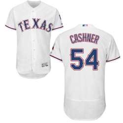 Texas Rangers #54 Andrew Cashner White Flexbase Stitched Jersey DingZhi