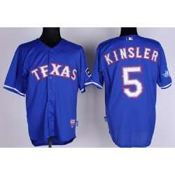 Texas Rangers #5 Ian Kinsler Blue 40TH Jerseys