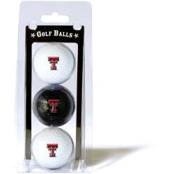 Texas Tech Red Raiders 3 Pack of Golf Balls - Special Order