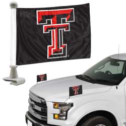 Texas Tech Red Raiders Flag Set 2 Piece Ambassador Style - Special Order