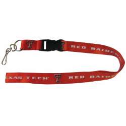 Texas Tech Red Raiders Lanyard - Breakaway with Key Ring - Special Order