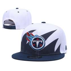 Titans Team Logo White Navy Adjustable Hat GS