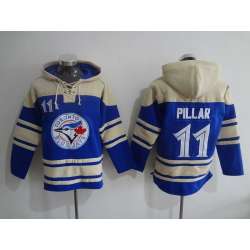 Toronto Blue Jays #11 Kevin Pillar Blue Stitched Hoodie