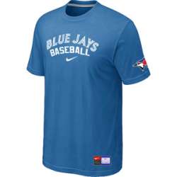 Toronto Blue Jays light Blue Nike Short Sleeve Practice T-Shirt