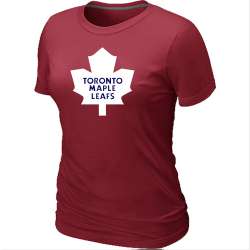 Toronto Maple Leafs Big & Tall Women's Logo Red T-Shirt