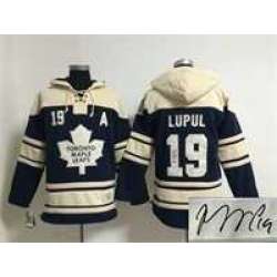Toronto Maple Leafs #19 Joffrey Lupul Blue Stitched Signature Edition Hoodie