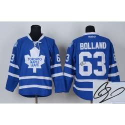 Toronto Maple Leafs #63 Bolland Blue Signature Edition Jerseys