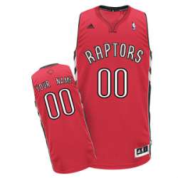 Toronto Raptors Custom Swingman red Road Jerseys