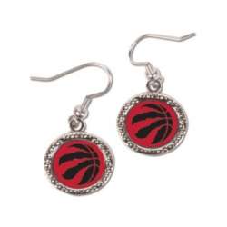 Toronto Raptors Earrings Round Style - Special Order