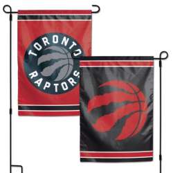 Toronto Raptors Flag 12x18 Garden Style 2 Sided - Special Order