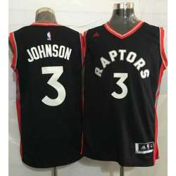 Toronto Raptors #3 James Johnson Black Stitched NBA Jersey