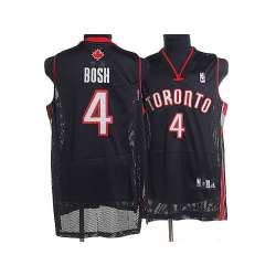 Toronto Raptors #4 Bosh Black Swingman Jerseys