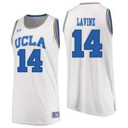 UCLA Bruins 14 Zach Lavine White College Basketball Jersey Dzhi