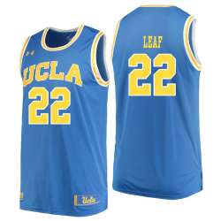 UCLA Bruins 22 T. J. Leaf Blue College Basketball Jersey Dzhi