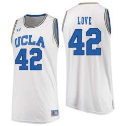 UCLA Bruins 42 Kevin Love White College Basketball Jersey Dzhi