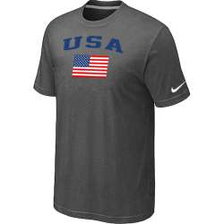 USA Olympics USA Flag Collection Locker Room T-Shirt D.Grey