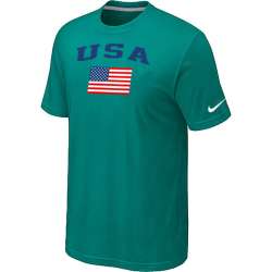 USA Olympics USA Flag Collection Locker Room T-Shirt Green