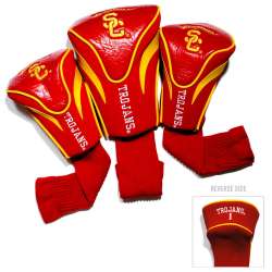 USC Trojans Golf Club Headcover Set 3 Piece Contour Style - Special Order