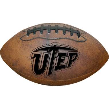 UTEP Miners Football - Vintage Throwback - 9 Inches - Special Order
