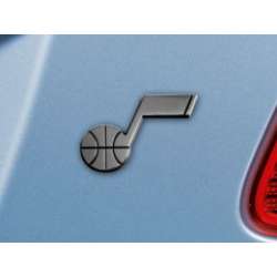 Utah Jazz Auto Emblem Premium Metal Chrome - Special Order