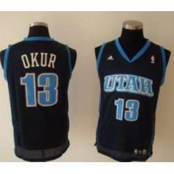 Utah Jazz #13 OKUR dark blue Jerseys