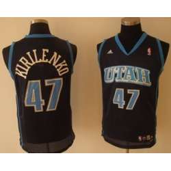 Utah Jazz #47 KIRLENKO dark blue Jerseys