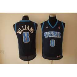 Utah Jazz #8 Deron Williams dark blue Jerseys