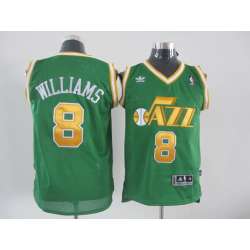 Utah Jazz #8 Williams green Jerseys