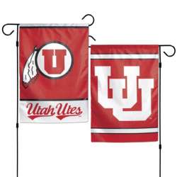 Utah Utes Flag 12x18 Garden Style 2 Sided